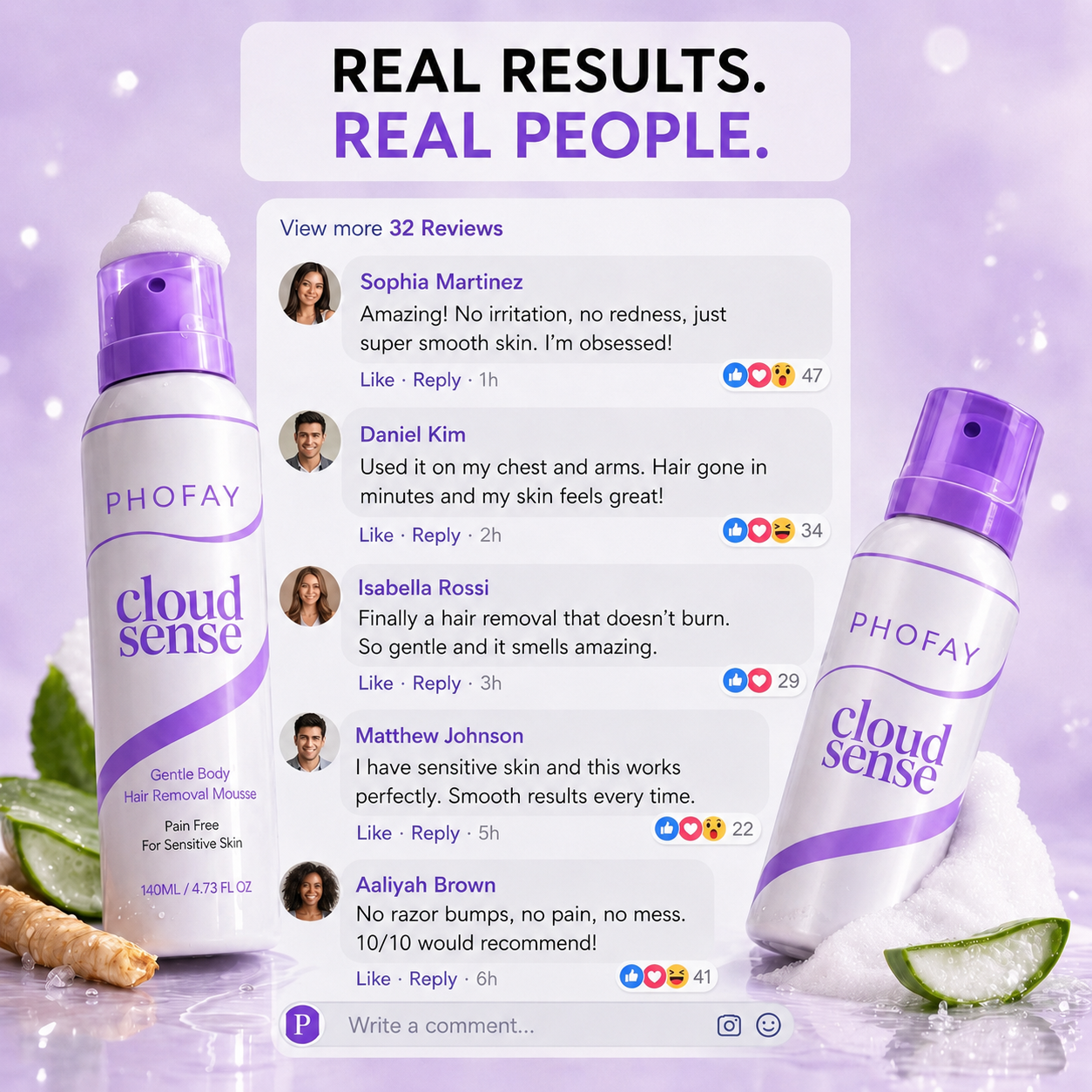 Pain Free Hair Removal Spray
